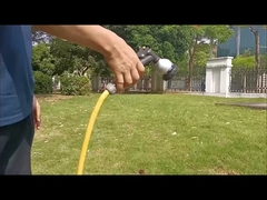 Metalowa dysza do węża ogrodowego z 8 wzorami i tylnym spustem