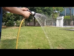 Metalowa dysza do węża ogrodowego z 8 wzorami i tylnym spustem